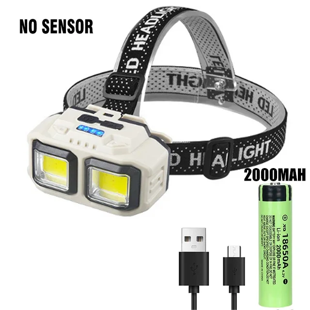 

Налобный фонарь KDULIT 816S 2 цвета USB