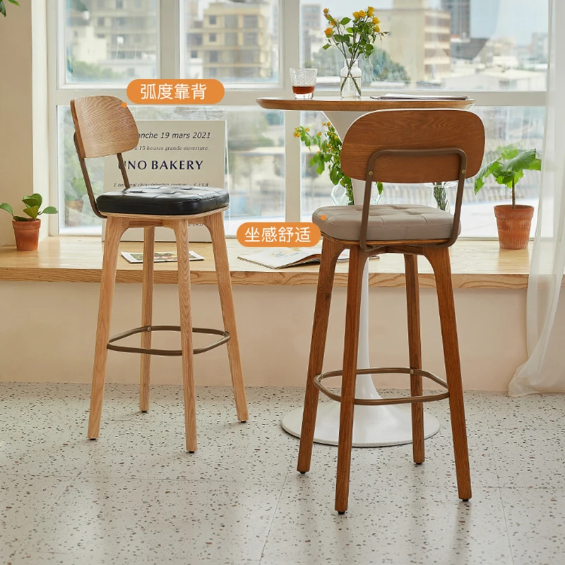Bistro Nordic Wysokie Stołki Kuchenne Ergonomiczne Nowoczesne Luksusowe Banki Do Kuchni Baru Metalowego Salon Sillas Para Meble Barowe HY