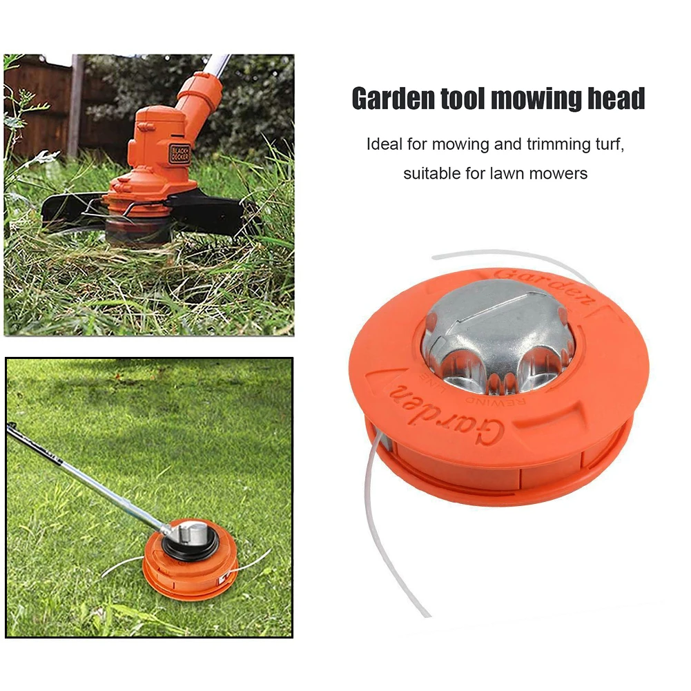 

Aluminium Nylon Trimmer Head String Set Garden Grass Brush Cutter Bushes Accessories Strimmer Head for M10x1.25 Lawn Mower