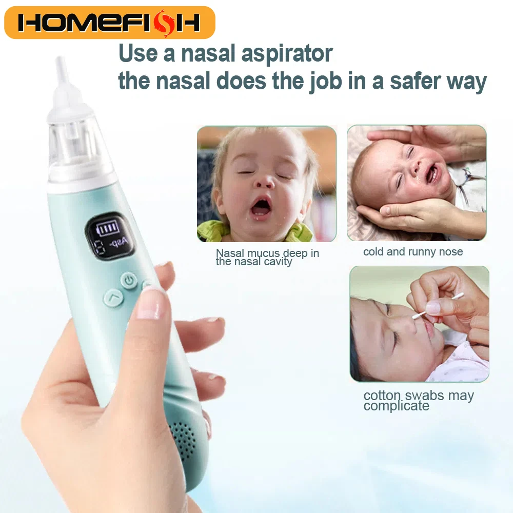 Электрический Назальный аспиратор для детей и младенцев аппарат очистки носа от