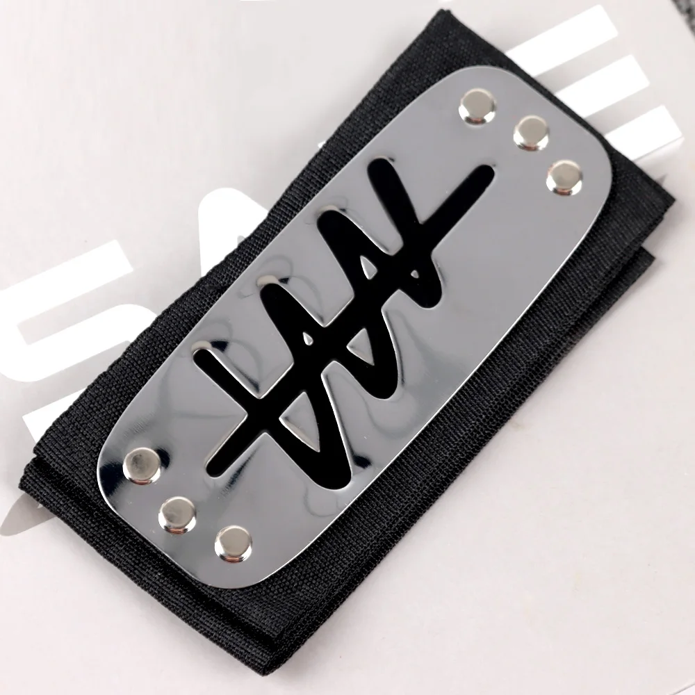 Повязка на голову аниме для косплея Акацуки головной убор из искусственной кожи