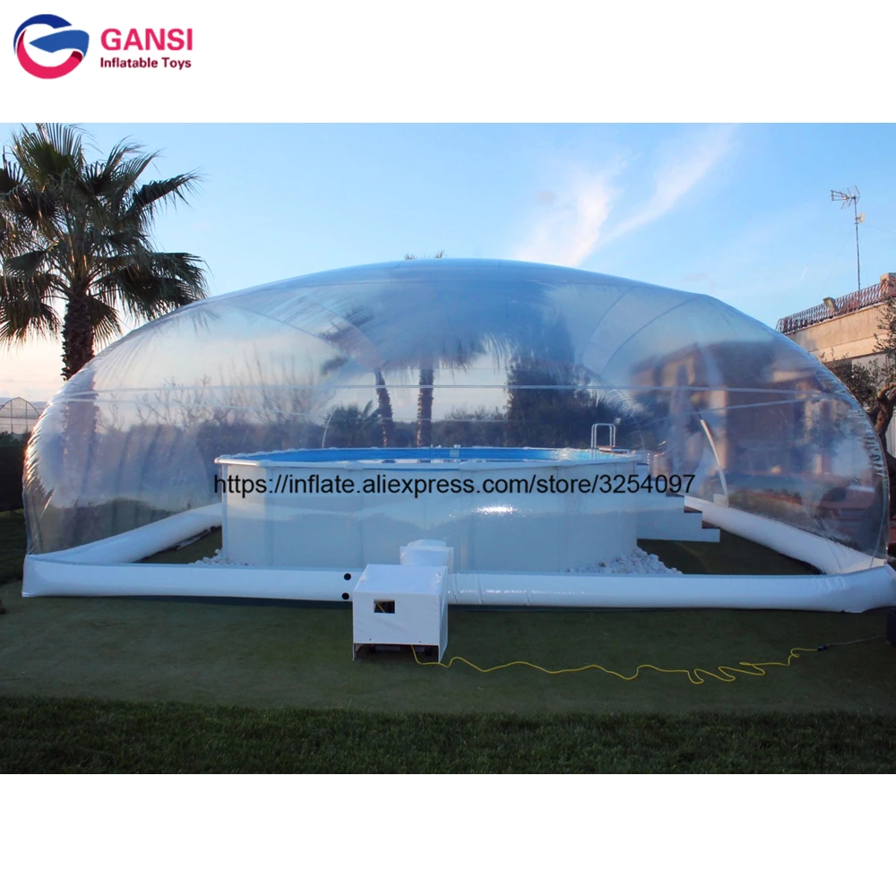 Заводская цена прозрачный надувной купол для бассейна