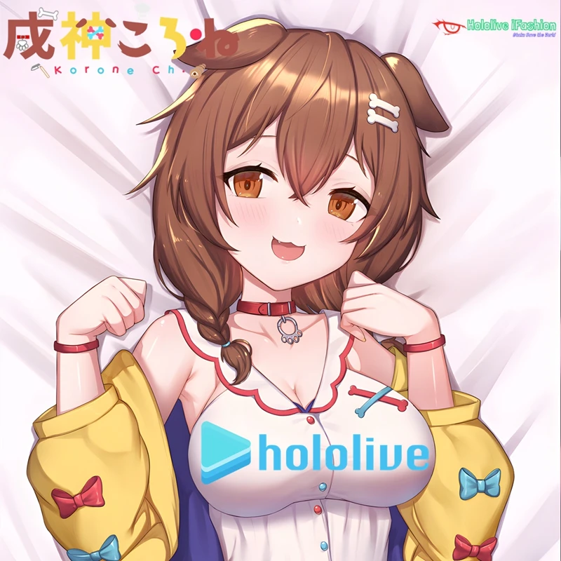 

Anime Virtual YouTuber Inugami Korone Sexy Dakimakura Hugging Body Pillow Case Japanese Pillowcase Otaku Cushion Cover Hol