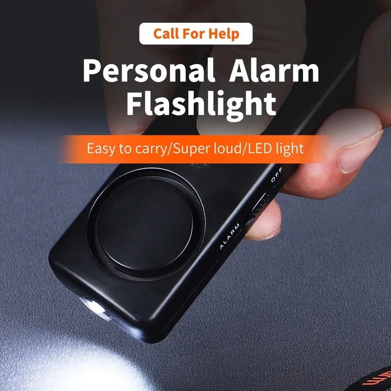 

Self Defense Alarm 120dB Security Protect Alert Scream Loud Emergency Alarm Keychain Personal Safety For Women Child Elder Girl