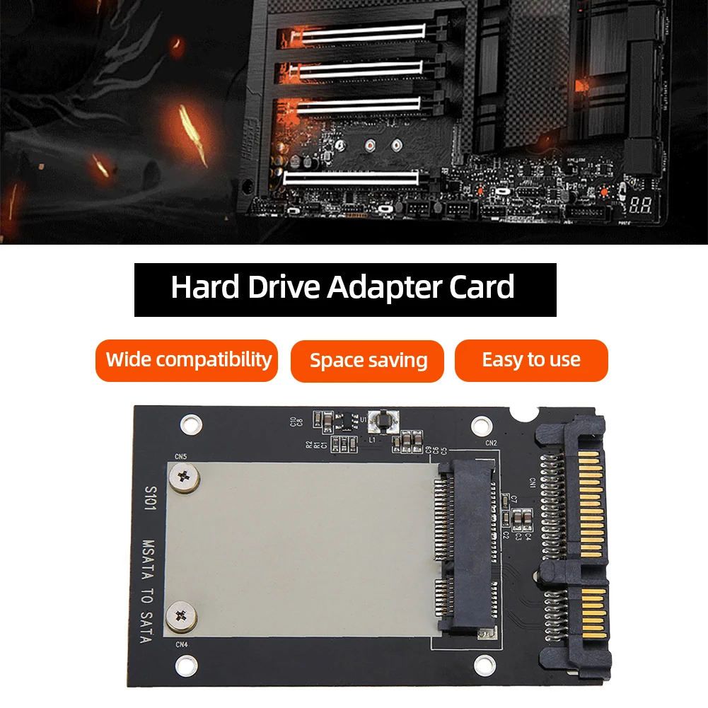 Адаптер MSATA-SATA3.0 для внешнего жесткого диска, 6 Гбит/с