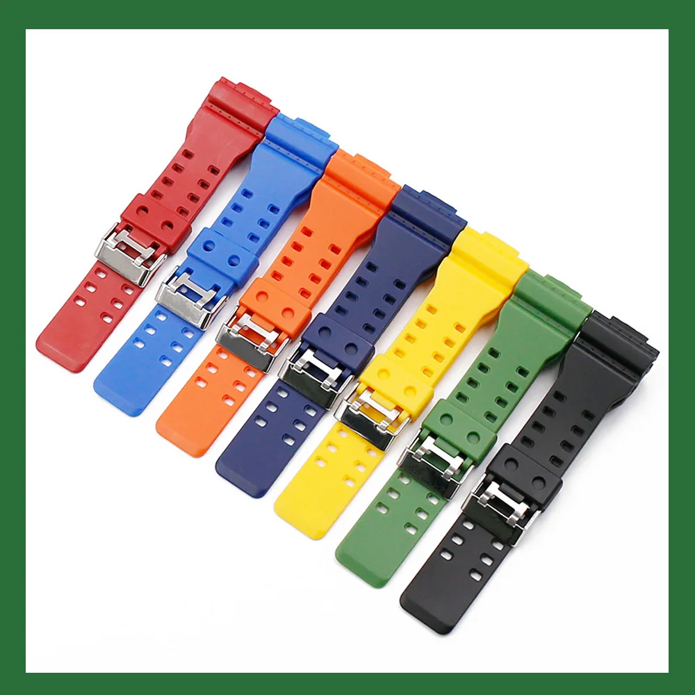 

Watch Strap For Casio Sports Watches GA-110GB GA-100 GD120 GA400 GA-700 Black Replacement Wristband Belt Correa For reloj casio