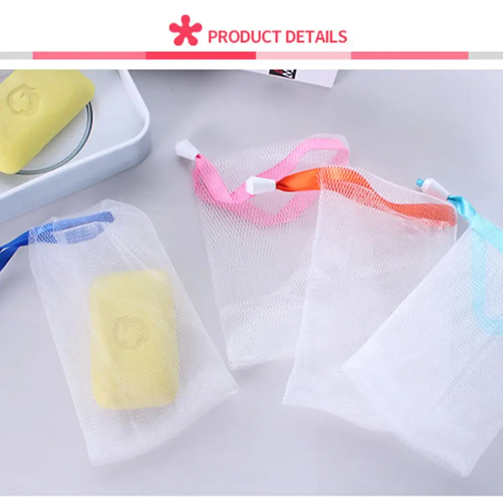 

10 шт., Пенообразующие мешки для мыла на завязках