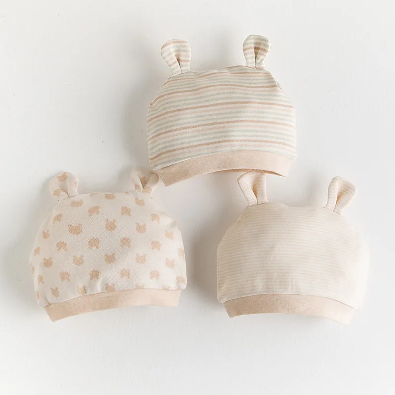 

0-3 Month Newborn Baby Sleeping Cap Hat Kids Children's Eye Girl Hat Boy Cap cotton Beanie bonnet toddler Babies Accessories