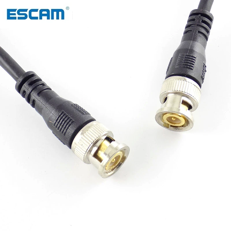

ESCAM 0.5M/1M/2M/3M BNC Male To Male Adapter Cable For CCTV Camera BNC Connector GR59 75ohm Cable Camera BNC Accessories