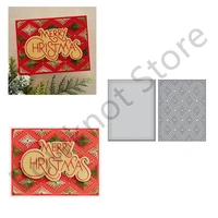 metal cutting die scrapbook diary decoration embossed embossed background template diy card 2022 new christmas