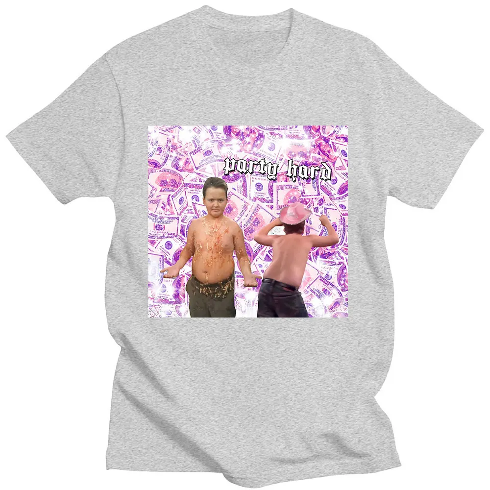 

Party Money Gibby Icarly Meme Graphics Print T-shirt Men's 100% Cotton T-shirts Oversized Short Sleeve Tees Streetwear Unisex
