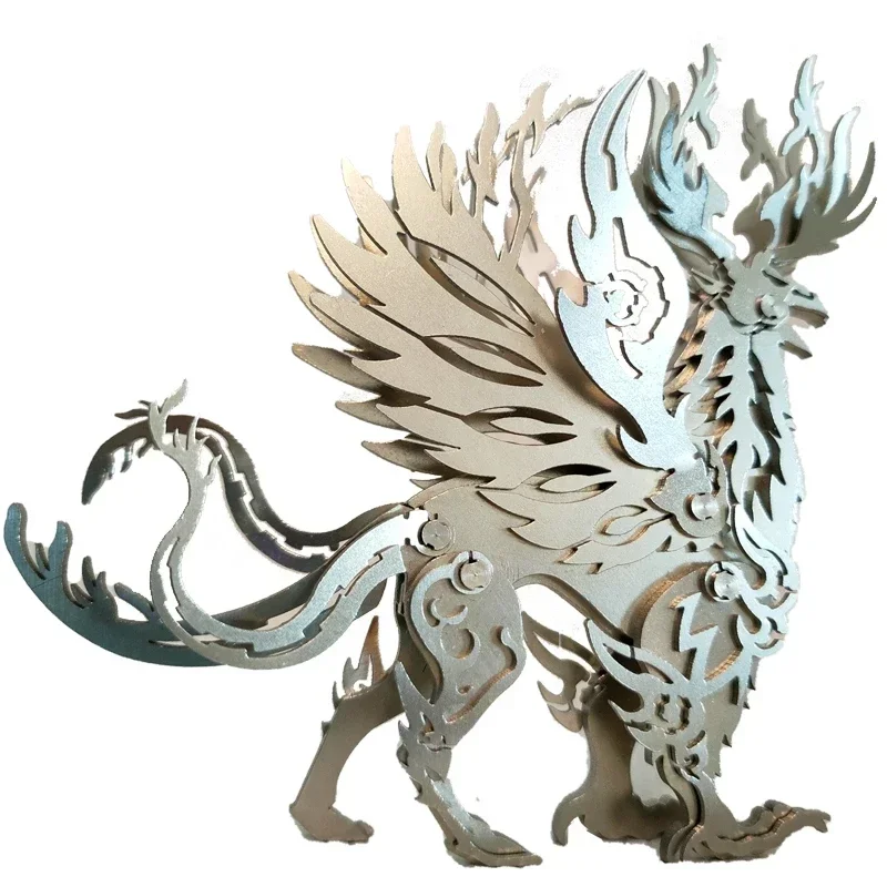 Набор металлических 3D-моделей Feilian механические модели старинного Божьего зверя