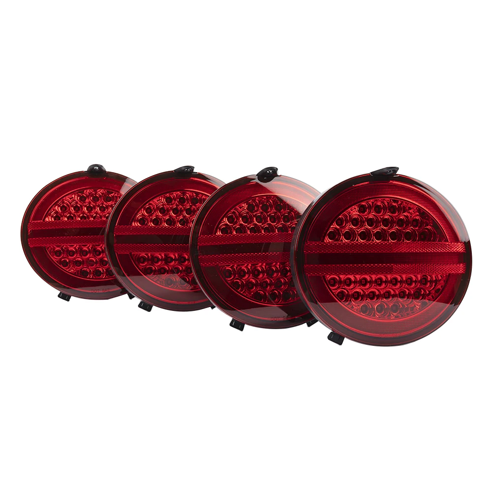 4x для Chevrolet Corvette C6 Coupe 2005-2013 комплект светодиодных задних фар в сборе 3-в-1