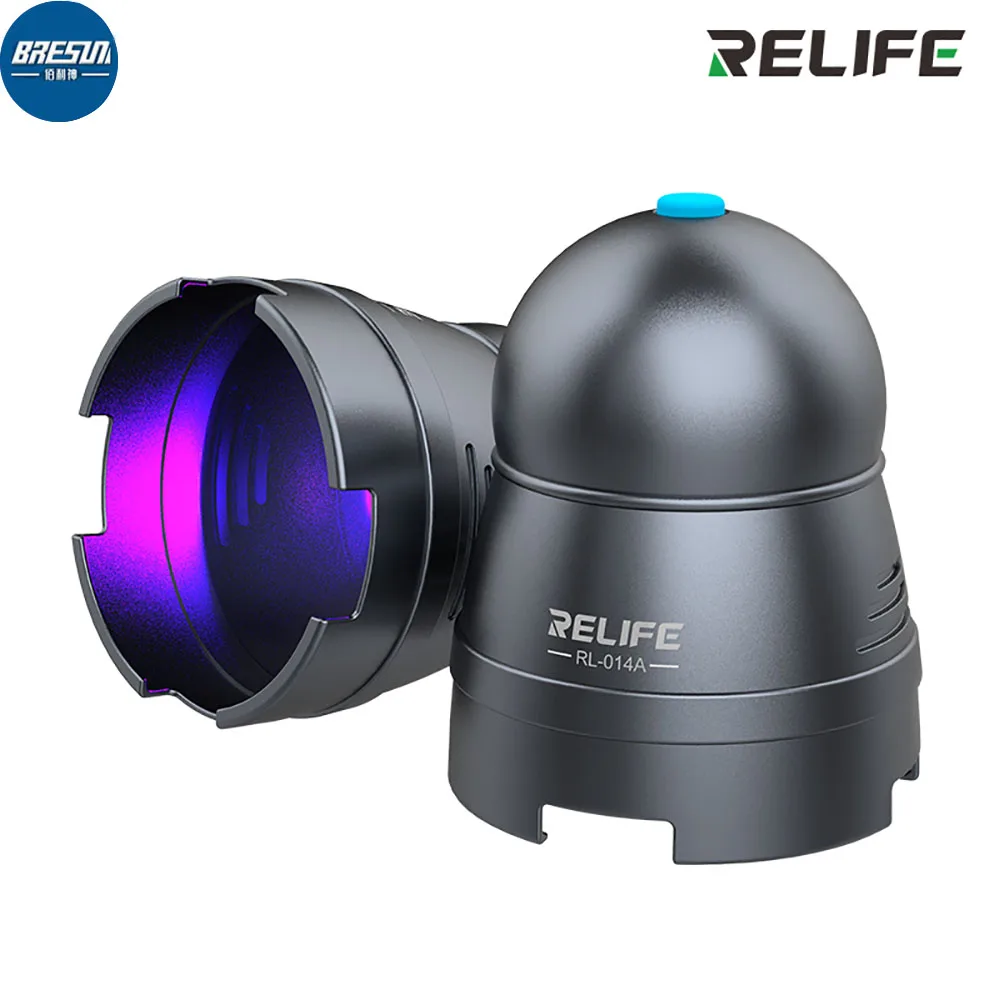 RELIFE RL-014A UV Curing Lamp USB LED High Power T6 Fast Adhesive Green Oil Purple Light Phone Motherboard Repair Lamp