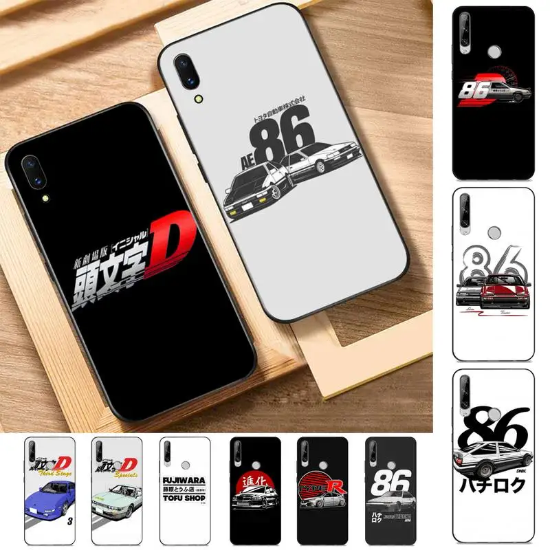 

Yinuoda INITIAL D Phone Case for Huawei Y 6 9 7 5 8s prime 2019 2018 enjoy 7 plus