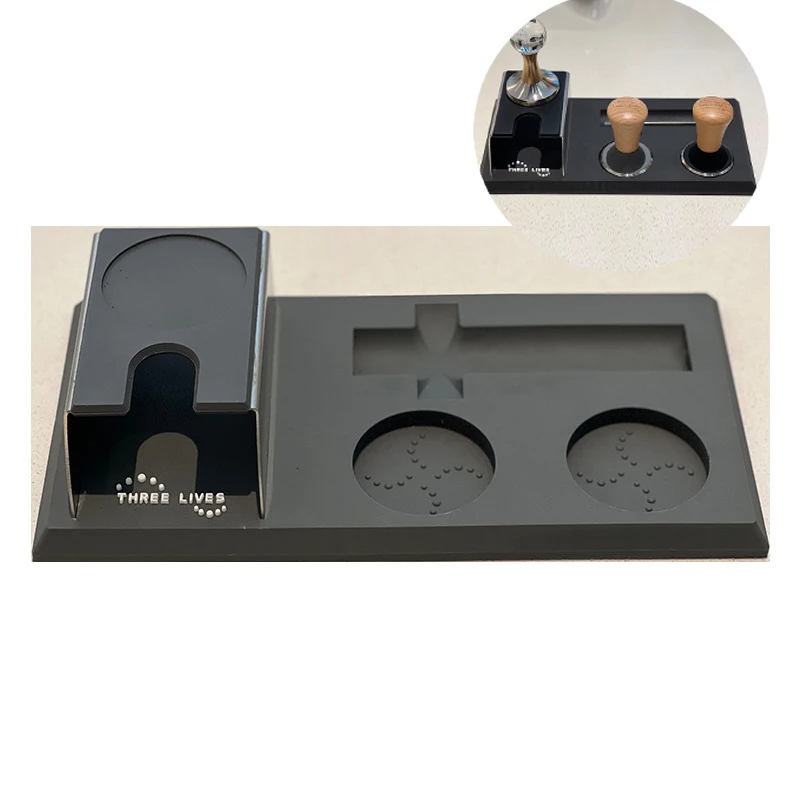 

Coffee Powder Seat Non-slip Powder Hammer Pad Coffee Handle Powder Press Bar Counter Storage Pad Barista Coffee Accessories