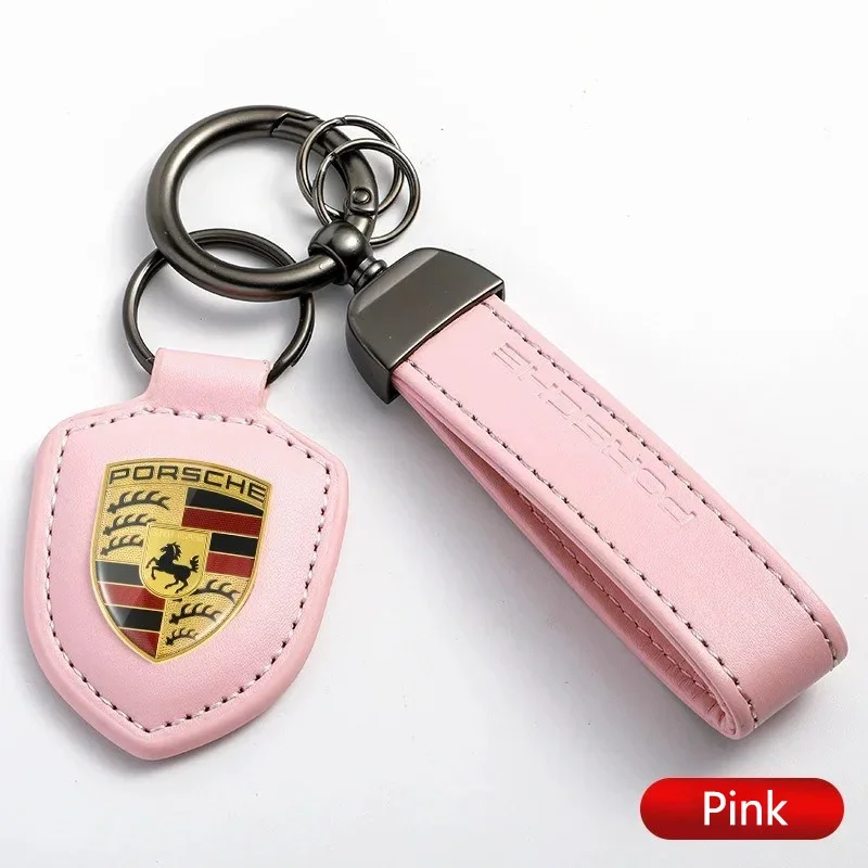 Фото Модные кожаные чехлы для Porsche Cayenne, Panamera, Macan, 911, Taycan, Boxster, Cayman, 918, Pajun Ke №4