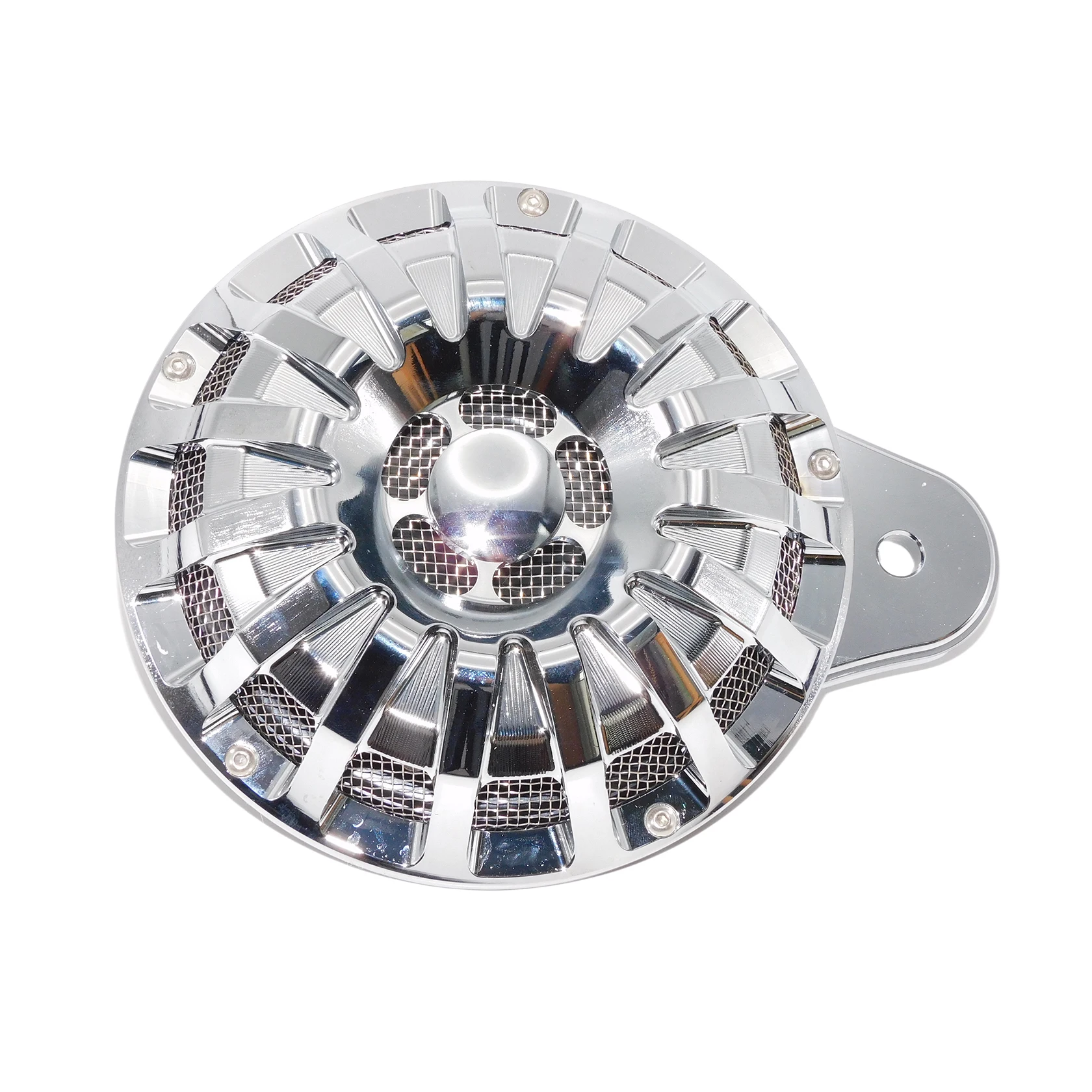 Чехол для мотоциклетного гудка черный/Хромированный динамик гудок в сборе Harley