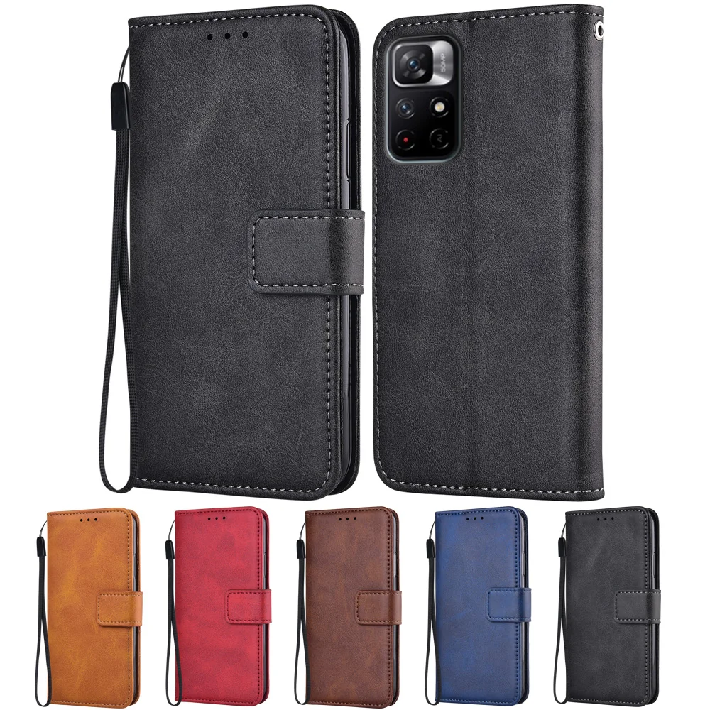 

Кожаный чехол-книжка с подставкой для Xiaomi Redmi Note 11 T