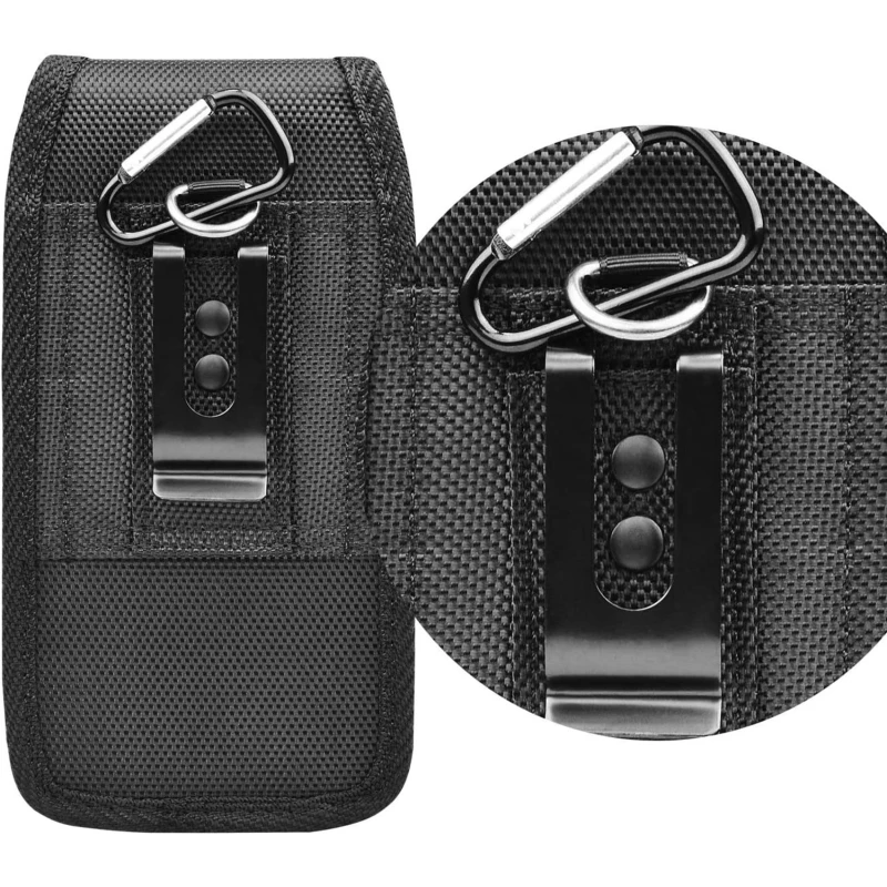 

Universal Card Bag Pocket For Packs Belt Purse Man Handbag Holder Nylon Cloth Phone Pouch Cell Waist Cellphone Phone Bag Male