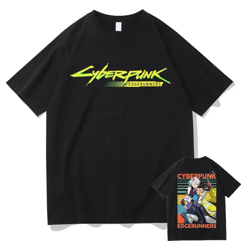 

Cyberpunk Edgerunners Graphic T Shirt Lucy Tshirt David Martinez T-shirt Man Oversized Streetwear Men Women Fashion Casual Tee