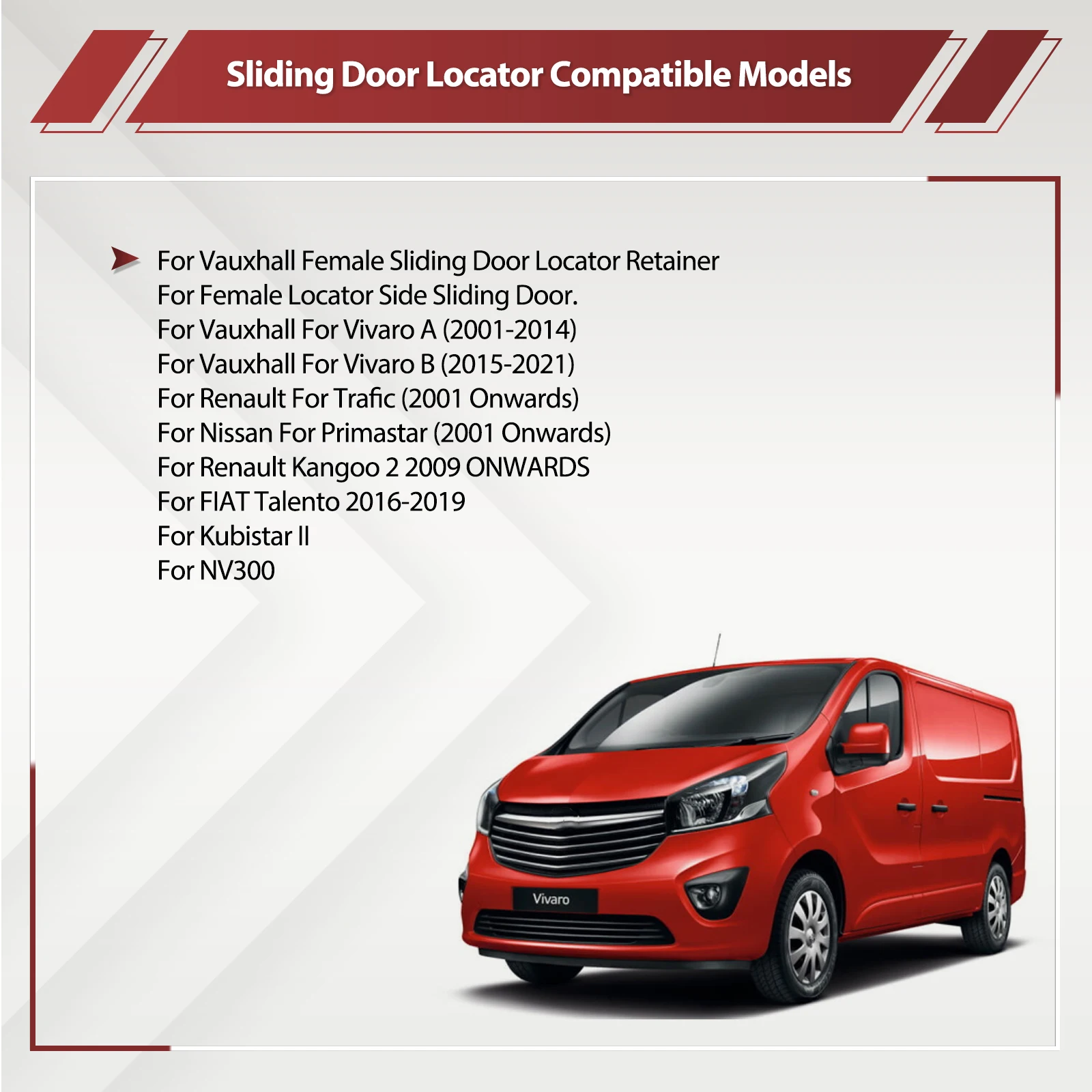 Автомобильный внутренний раздвижной дверной локатор 91167277 для Renault Trafic Mk2 Mk3 Vauxhall