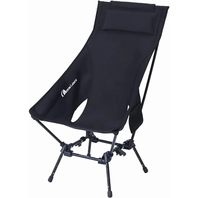 

MOON LENCE Camping Chairs for Adults, Adjustable Oversize Beach Chair Lawn Chair with High Back - Large camping chair