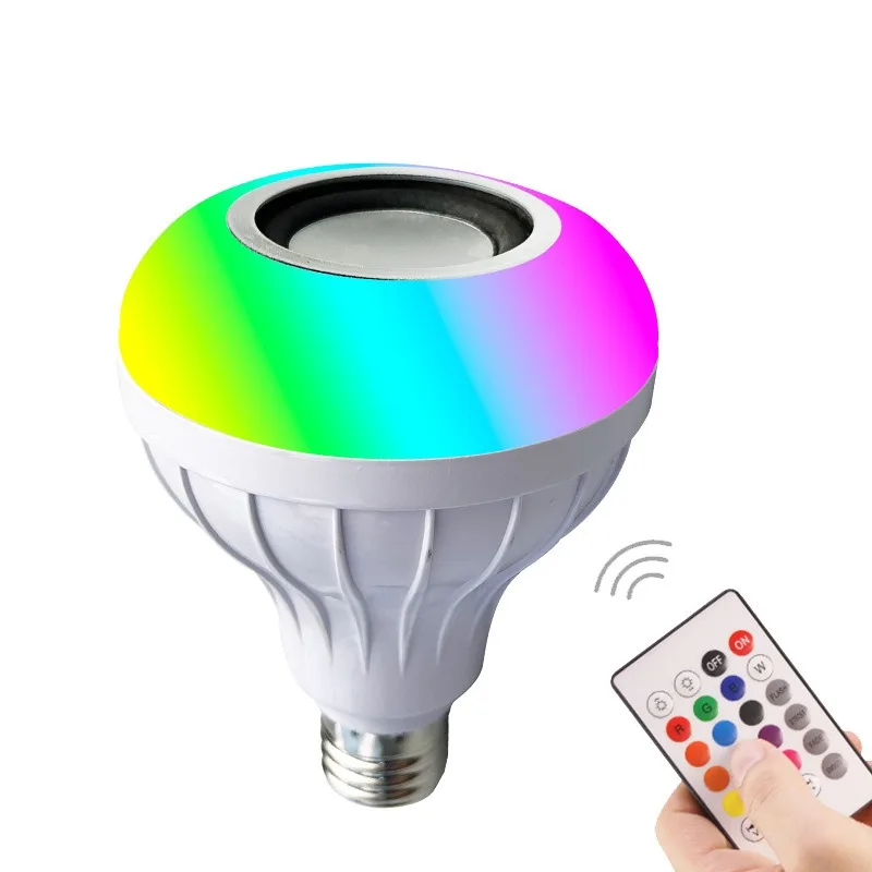 

E27 Colorful Music Ball Bubble Music Stage Lamp Wireless Remote Control Smart Lamp Dimmable Light Bulb