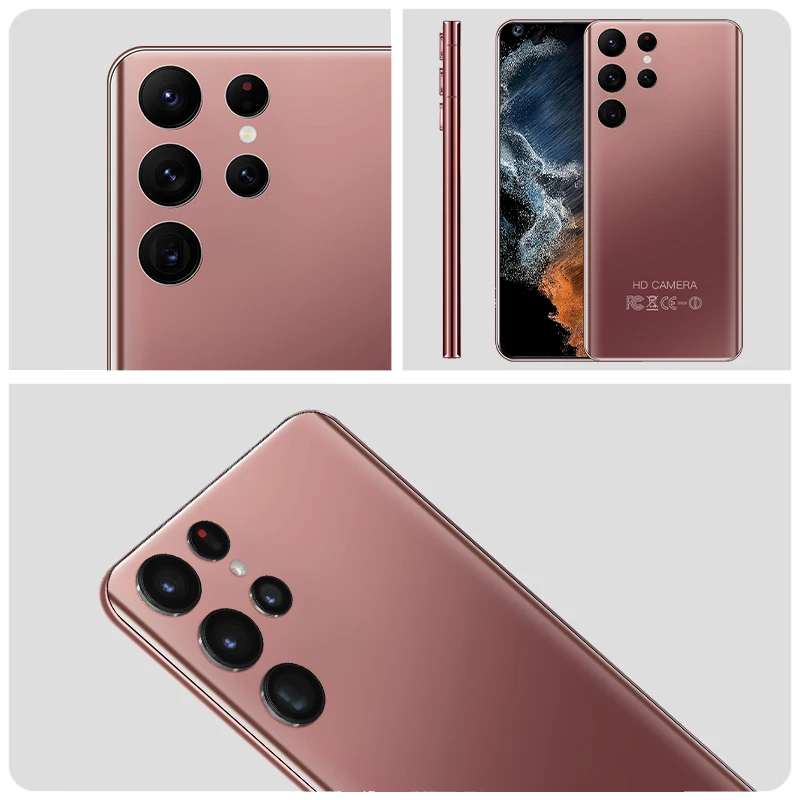 new s22 ultra 5g 73 inch smartphone globale version 16512gb mobile phones 6800mah netzwerk entsperren celular handys phone free global shipping