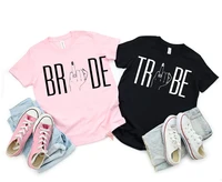 bride tribe bachelorette party bridesmaid proposal gifts tribe ring finger t shirt cotton o neck streetwear female clothes y2k