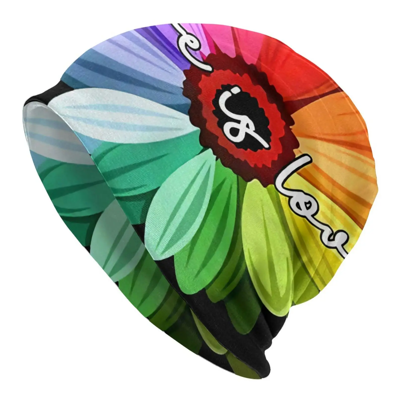 

Шапка с хризантемой для мужчин и женщин, радужная шапка с принтом Love, Мужская зимняя шапка, дизайнерская шапка, зимняя шапка для девочек