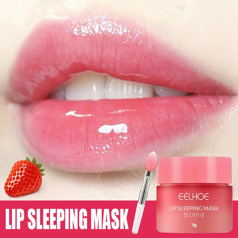 

Moisturizing Lip Balm Korea Nourish Lip Mask Lipstick Fade Lip Lines Remove Dead Skin Care Brighten Lips Color Repair Dry Makeup