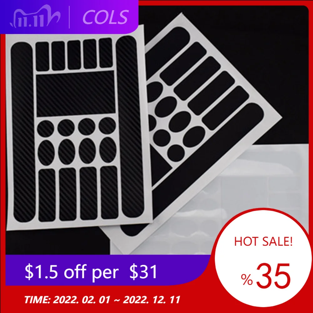 

1 Set Bicycle Protective Film Bicycle Sticker Frame Protection Carbon Film Mountain Bike Chain Sticker Optional Color