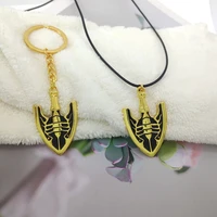 anime jojos bizarre adventure necklace kujo jotaro arrow metal pendant chain choker necklaces vintage arrow jewelry