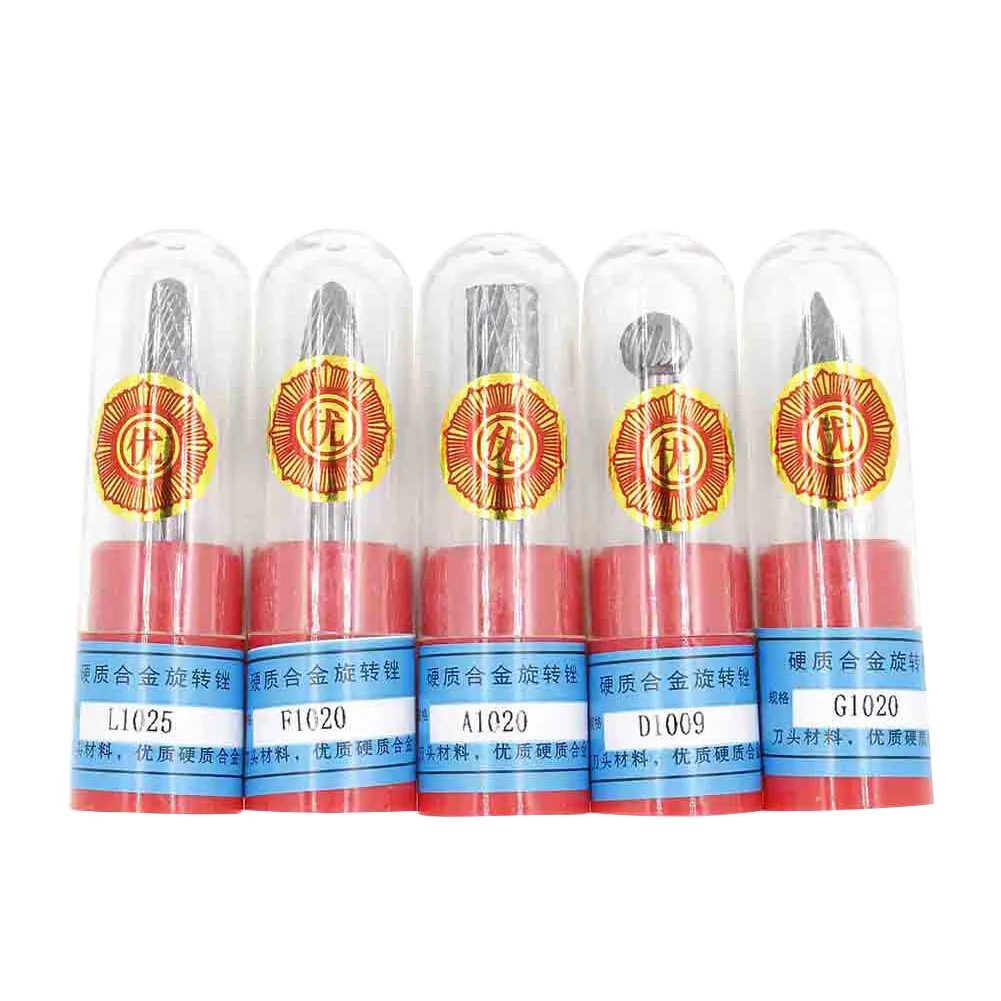 

5 шт., фреза из карбида вольфрама, 1/4 дюйма, 6 мм