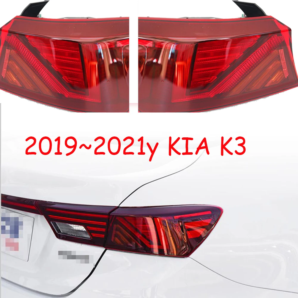 

1pcs car bumper cerato tail light for KIA K3 taillight 2019~2021y car accessories Taillamp KIA K3 rear light fog
