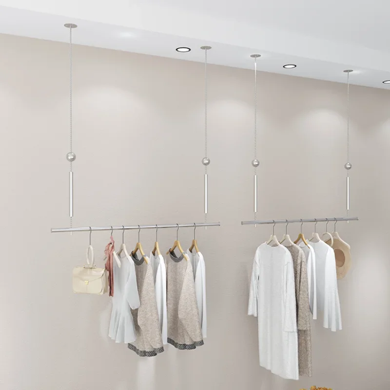 Стеллаж для прихожей скандинавская промышленная одежда вход современный