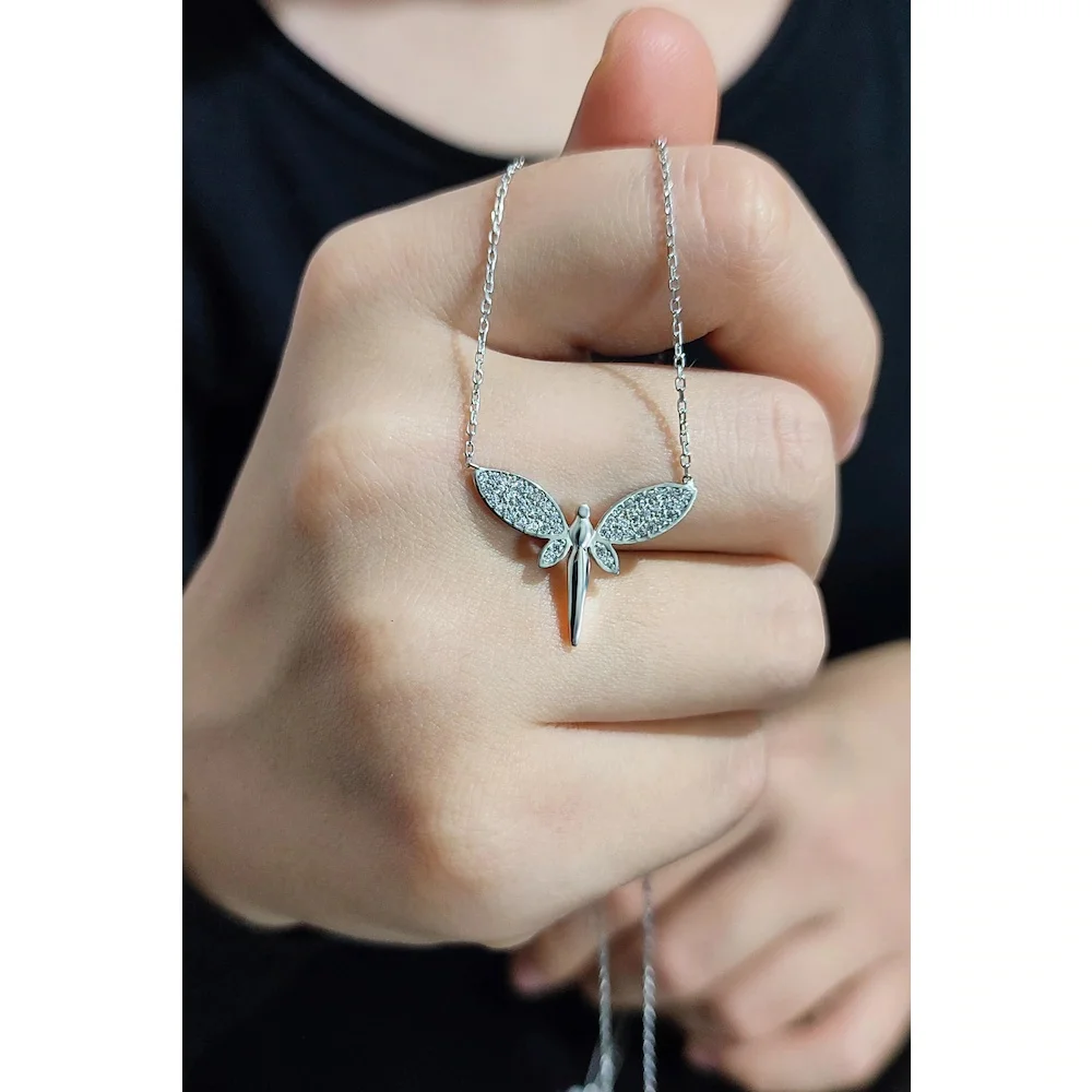 Дизайнерское женское ожерелье из серебра (art.: 3920bb904df58) - 3920bb904df58