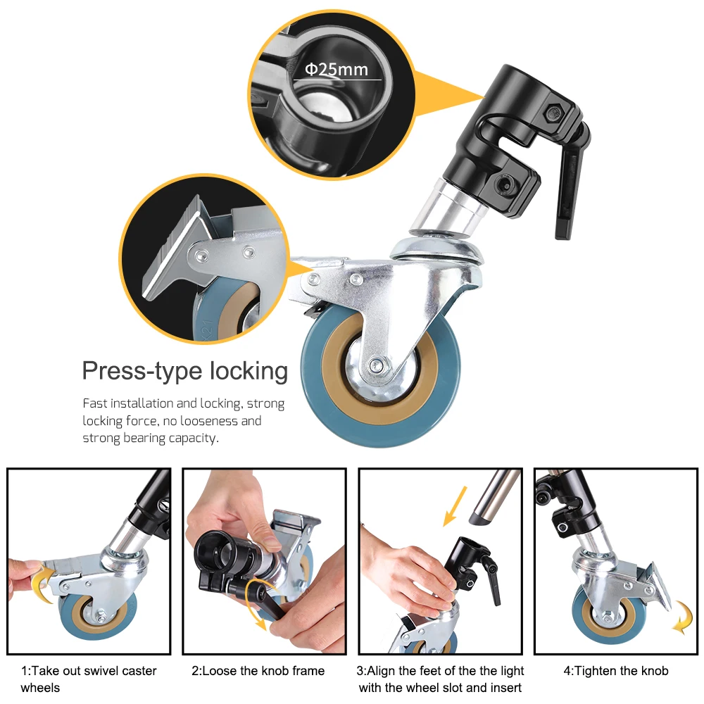 Комплект колес для фотостудии Century C-Stand
