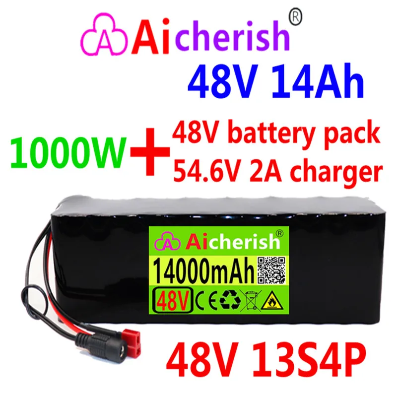 

18650 48V 14Ah Ebike Battery Lithium Ion Cells Pack Bike Fit for E Bike Motor