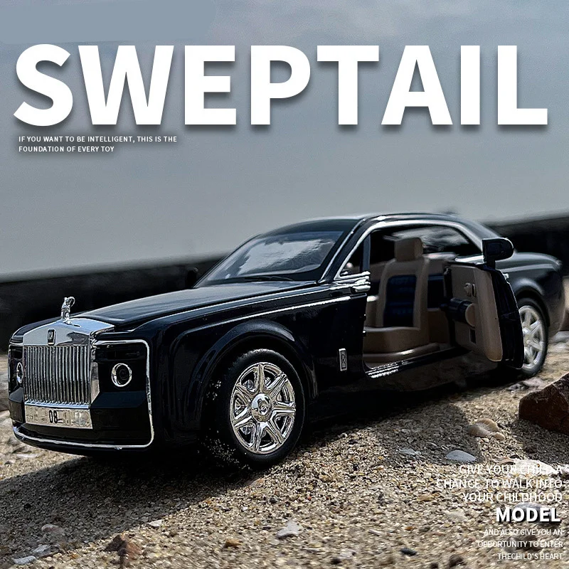 

1:24 Rolls Royces Sweptail Alloy Luxury Car Model Diecast & Toy Vehicles Metal Toy Car Model Collection Simulation Children Gift