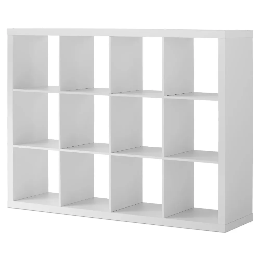 

Better Homes & Gardens 12-Cube Storage Organizer, Book Rack for Room, Chest of Drawers for Drawing Room