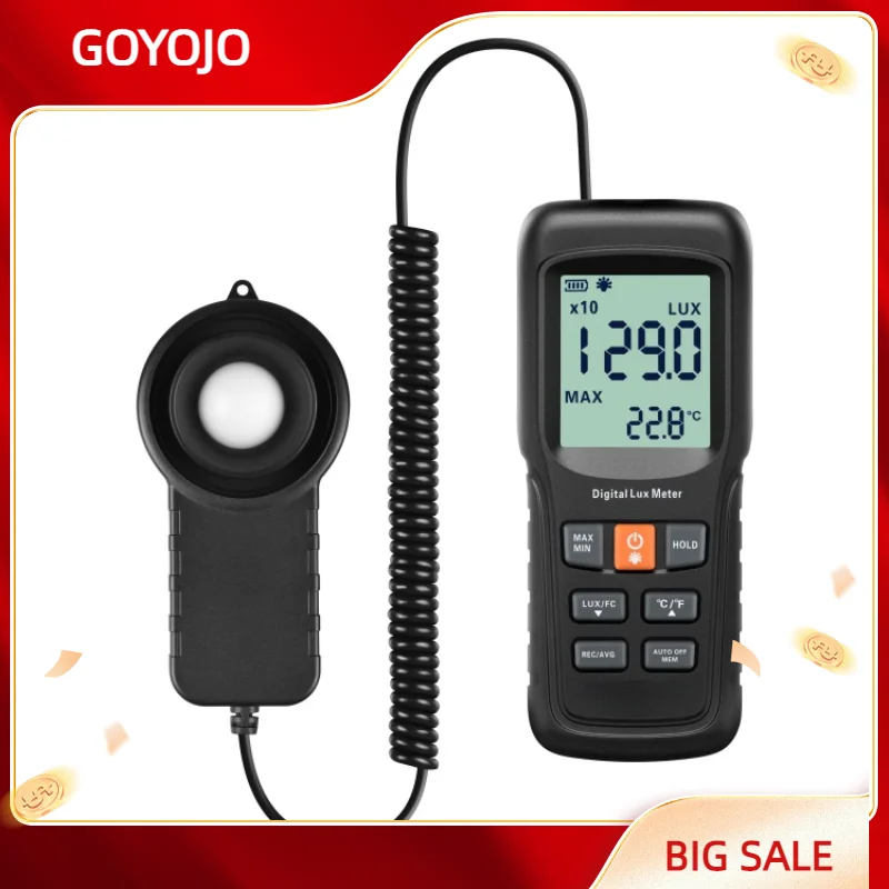 

YW-552 Lux Meter for Photography Grow Plants LED Photometer Lighting Intensity