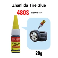 zhanlida 480s black super glue temperature resistant waterproof repair car rubber tire window speaker seal tire repair adhesive