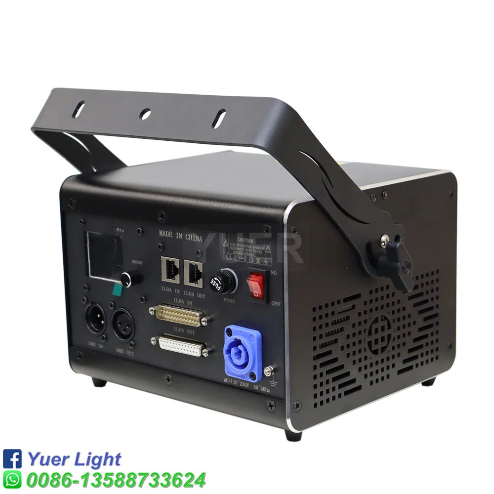 RGB анимационный лазерный проектор Yuer 6 Вт