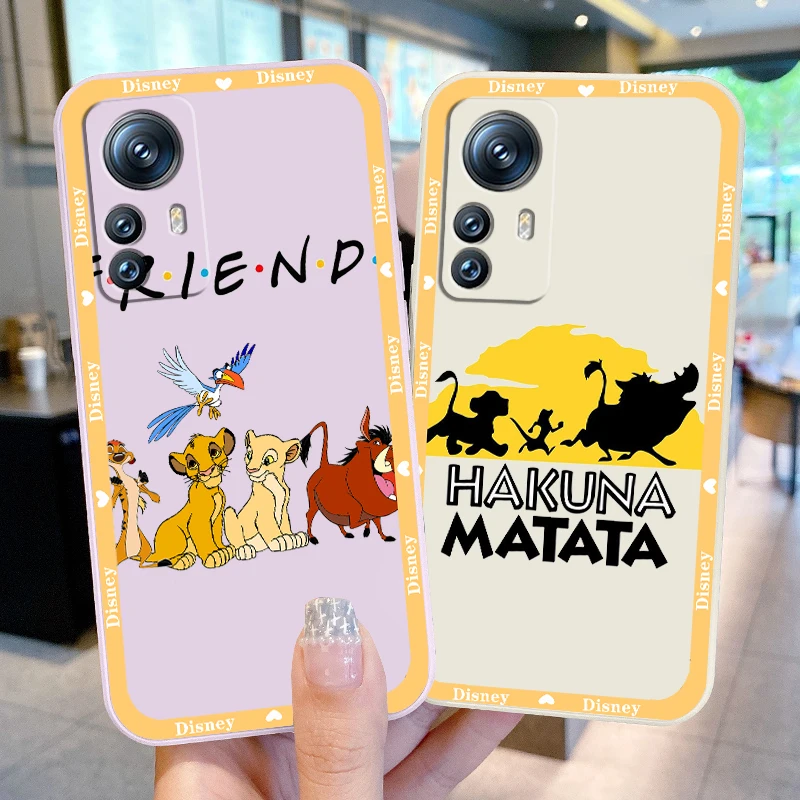 

Disney The Lion King Cool Phone Case For Xiaomi Mi 12S 12X 12 11i 11T 11 10 10S 10T 9 Pro Lite Ultra 5G Liquid Rope Cover