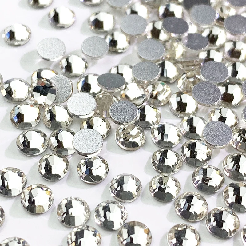 14400 шт. в посылка вке оптовая продажа прозрачные стразы с плоской задней стороной