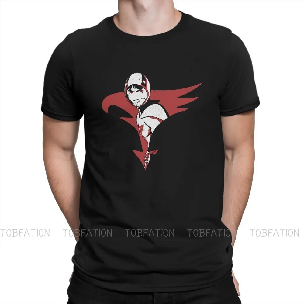 

Gatchaman Anime G1 Tshirt Black for Men Loose T Shirt Casual Men's Tops Tee