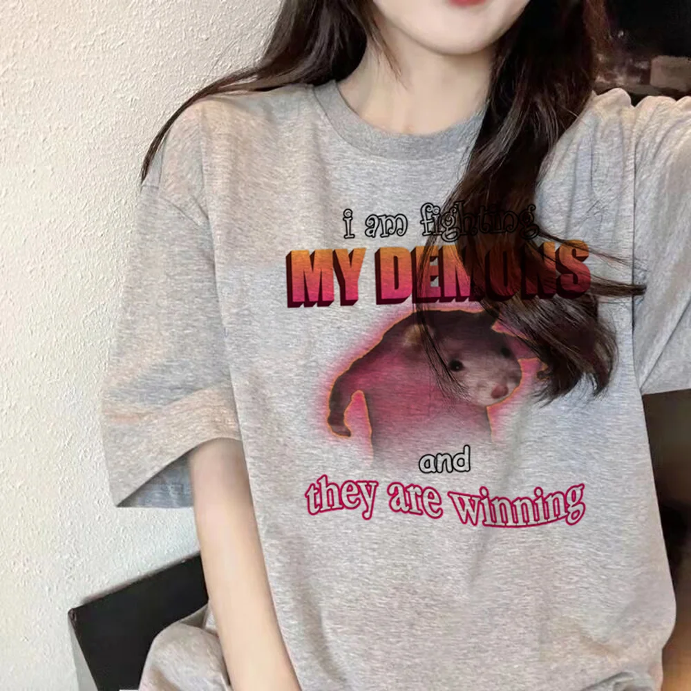 

I'm fighting my demons and they are winning Tee women comic manga Tee female funny clothes