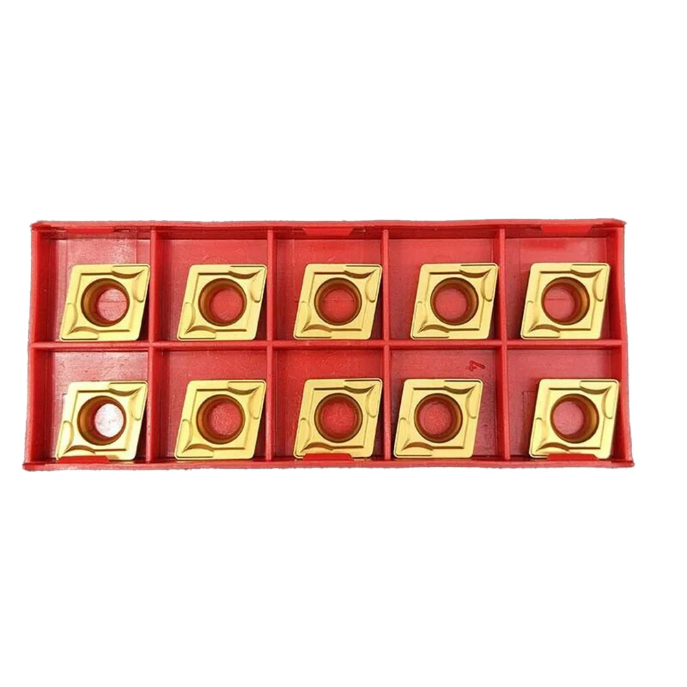 

10pcs CCMT120408 External CNC Turning Inserts CARBIDE BLADE CCMT 432 Replacement Cutting Processing Tools